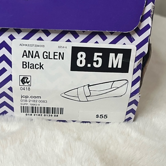 Anna Black Flats Minimalist Loafers - Picture 3 of 5